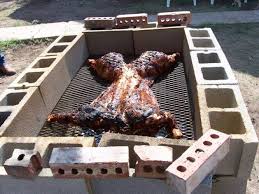 Crank up the temperature and cook up a storm using an oven dish or tray from wilko. Cowgirl S Country Life Cooking Whole Hog On A Cinder Block Pit