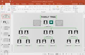 animated family tree powerpoint template