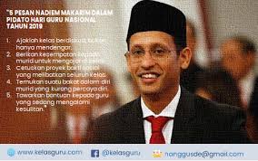 Mohon maaf, tetapi hari ini pidato saya akan sedikit berbeda. 5 Pesan Nadiem Makarim Untuk Guru Pidato Hgn 2019 Kelas Guru