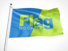 Create a realistic presentation of your designs and branding with. Flag Psd Mockups