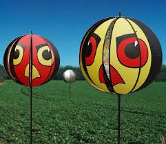 Portek Sentinel Wind Powered Bird Scarer Hawk Eyes Agri Linc
