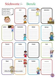 Suchsel berufe als fertiges arbeitsblatt zum herunterladen. Berufe Kennenlernen Grundschule Berufswelten Erkunden