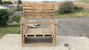Exterior wood screws for this step. Diy Pallet Potting Bench My Happy Simple Living