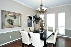 Two tone living room paint ideas: Gray Dining Room Paint Colors With Chair Rail Novocom Top