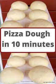 Pizza Dough In 10 Minutes Kitchenaid Mixer Magic 5 Star Cookies Recipe Pizza Dough Pizza Dough Recipe Easy Easy Homemade Pizza