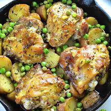 Chicken Vesuvio Recipe Chicken Thights Recipes Chicken Recipes Chicken Crockpot Recipes