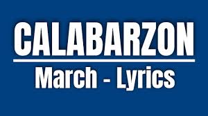 Batangas, cavite, laguna, quezon, and rizal and one highly urbanized city, lucena.the region is the most populous region in the philippines according to the philippine statistics authority, having over. Calabarzon March Lyrics Las Tv Chords Chordify