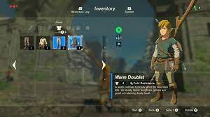 Some food recipes require an open flame campfire to cook certain ingredients, but for the most part, a majority of your zelda breath of the wild crafting recipes will be cooked in a metal bowl. How To Get The Warm Doublet Breath Of The Wild Shacknews