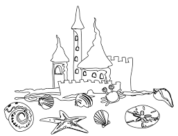 Download Beach Coloring Pages Beach Scenes Activities