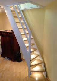25 Creative And Space Efficient Attic Ladders Decoratoo Tiny House Loft Space Saving Staircase Attic Stairs