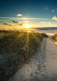 Blick Von Einer Dune In Die Untergehende Sonne Am Strand Von Langeoog C Tourismus Service Langeoog Andreas Falk Andreas Blick Die Dun Naturbilder Schone Landschaften Und Landschaftsbilder