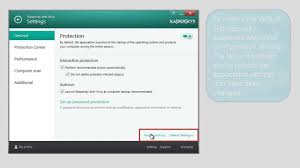 How To Restore Kaspersky Anti Virus 2014 To Its Initial State Youtube