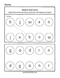 If you've been considering hosting a kids' party for your kids and their friends, you know how hard it is to come up with entertainment ideas. Matching Letter Test Preschool365
