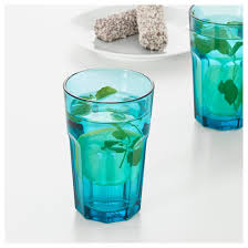 Ikea Pokal Glass Glass Turquoise Glass Tempered Glass