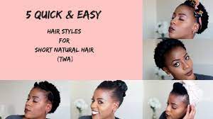 Check spelling or type a new query. 5 Quick Easy Hairstyles For Short Natural Hair Twa South African Natural Hair Blogger Youtube