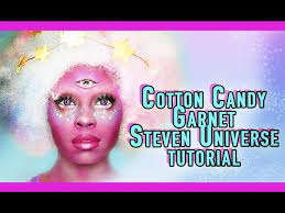 Garnet Cotton Candy Steven universe makeup tutorial halloween