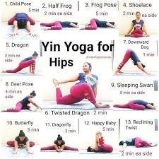 Yoga For Hips Yinyoga Easy Yoga Workouts Yin Yoga Sequence Yin Yoga