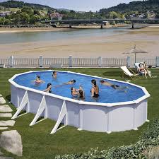 Piscine Acier Gre Atlantis Ovale Piscines Gre Dimensions 5 00 X 3 00 X H1 32m