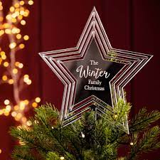 Maybe you would like to learn more about one of these? Personalised Star Christmas Tree Topper By Twenty Seven Notonthehighstreet Com