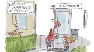 Leider benutzen sie einen adblocker. Karikatur Thomas Plassmann Panorama