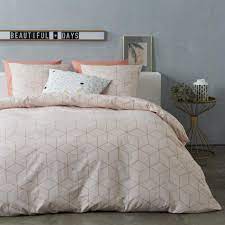 Taie d'oreiller pur lin lavé français rose pale. Parure De Lit Coton Jehaut Rose 3 Suisses
