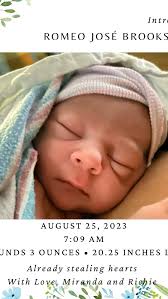 Introducing…, Romeo José-Brooks Gomez , Affectionately known as “Ro” and  “Baby G”blessed our lives one month ago today. He is a ball full of love  and if there is any kid who can pull this name off, ...