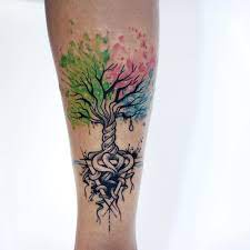 The tree of life used as a tattoo has many different meanings. Pin By Nate Ringdal On Tattoo Life Tattoos Tree Tattoo Color Tree Tattoo Arm