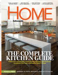 Sleek look of dark cabinets with a matching horizontal grain island. Indianapolis Monthly Home Magazibne 2017 By Indianapolis Monthly Issuu