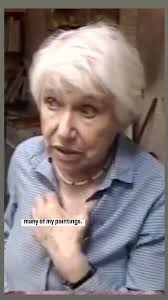 Biala tells us that her paintings “are the sum of all the mistakes” that  she makes in the 1995 film by Judith Wechsler “Biala, Shirley Jaffe, Zuka:  Americans in Paris”, ▫️, #janicebiala #shirleyjaffe ...