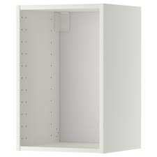 Common wall cabinet heights are 12, 36, and 42 inches. Metod White Wall Cabinet Frame 40x37x60 Cm Ikea