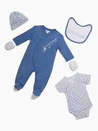 Kit De Naissance Imprime Printanier Brioche Pyjama Gigoteuse Bebe