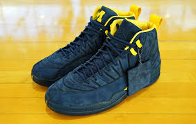 Black And Yellow Jordans 12 Shirt Check Out The Psny X Air Jordan 12 Michigan Pe Apparel Kicksonfire Com Air Jordans Sneakers Sneaker Collection