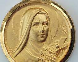 St Bruno of Cologne Medal: Carthusian Order Founder, Germany Patron  Saintstat Crux Dum Volvitur Orbis Round Antique Catholic Medallion