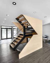 Closse Residence Naturehumaine Reinvents 1960 S Dwelling In Montreal Knstrct Stairs Design Stairs Design Modern Interior Architecture Design