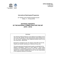 Unidad 1 buenas noticias aula internacional. National Reports Of The National Committees For The Ihp 2016 2018 Unesco Digital Library