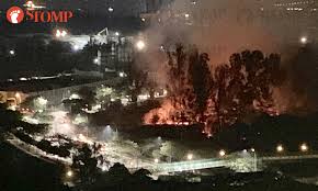 By continuing to use our website and. Vegetation Fire The Size Of 2 Football Fields Breaks Out Near Marina East Drive
