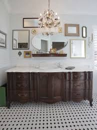 It will update your bath with a popular trend. 29 Vintage And Shabby Chic Vanities For Your Bathroom Digsdigs