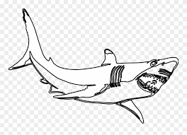Hammerhead Shark Template Free Download Clip Art With Great White Shark Clipart Black And White Png Download 21521 Pinclipart Great white shark digital art. hammerhead shark template free download