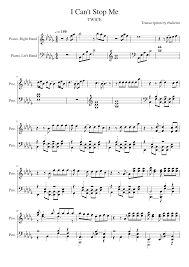 People sometimes chase buses (perhaps to no avail) because drivers leave early or choose to ignore the nearby passengers looking to board the bus. Twice íŠ¸ì™€ì´ìŠ¤ I Can T Stop Me Piano Version Sheet Music For Piano Solo Musescore Com