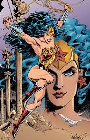 When a pilot crashes and tells of conflict in the outside world, diana, an amazonian warrior in training, leaves home to fight a war, discovering her full powers and true destiny. Trish Mulvihill On Twitter Yikes That Is Some Blue Hair In My Defense Those Were The Days Of Hand Colored Guides Seps Were Out Of My Hands