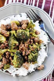 Ground Beef Broccoli Recipe Yummly Recipe Healthy Ground Beef Ground Beef And Broccoli Broccoli Beef