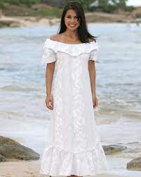 Wailea Wedding Short Sleeve Muumuu Hawaiian Wedding Dress Dress Hawaiian Style Wedding Dresses Plus Size
