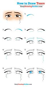 The best thing about cartoon drawing for kids is that it is simply meant to suggest things like mouth, eyes, nose and hair. How To Draw Tears Really Easy Drawing Tutorial Drawing Tutorial Easy How To Draw Tears Easy Drawings