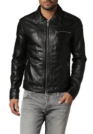 Genuine Leather Jackets For Men Amazon Best Seller 8211 Lambskin Leather Motorcycle Biker Mens Leather Jacket Biker Leather Jacket Men Fitted Biker Jacket