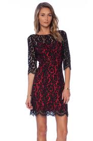Milly Ally Dahlia Lace Dress In Black Red Revolve Roupas Beleza