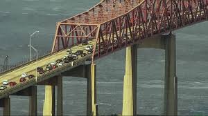 Outside eastbound lane of Mathews Bridge closed due to crash