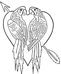 Parakeet coloring page from parrots category. Free Printable Parrot Coloring Pages For Kids