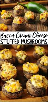 Stuffed Mushrooms Are The Perfect Simple Appetizer Filled With Bacon Cheddar Cheese Jalap In 2020 Best Appetizer Recipes Stuffed Mushrooms Cheese Stuffed Mushrooms
