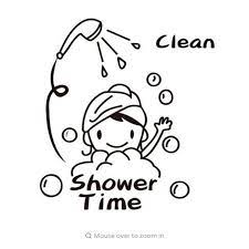 See more ideas about shower time, shower, baby shower. Shower Time Bathroom Wall Stickers Baby Have A Bath Removable Vinyl Waterproof Home Decor Hollow Wallpaper Moistureproof Wall Sticker Baby Stickers Babywall Sticker Aliexpress
