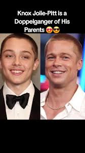 Knox Jolie-Pitt is a Doppelganger of His Parents 😍😎 #fyp #knoxjoliepitt  #bradpitt #angelinajolie #mrandmrs #reels #hollywood